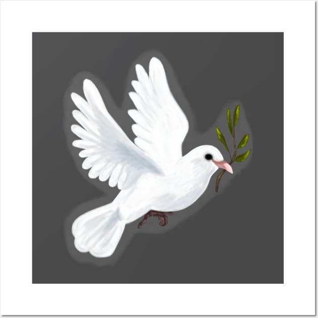 Peace Dove Wall Art by Love, Potato 